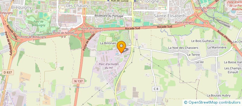 localisation de l'entreprise TY RENNAIS  NOYAL-CHATILLON-SUR-SEICHE