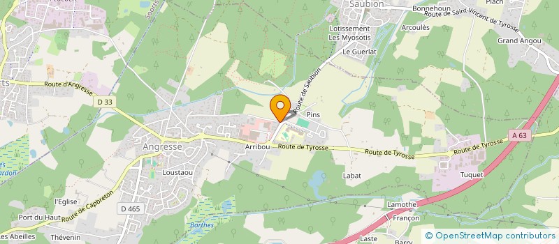 localisation de l'entreprise TY ROUZ  ANGRESSE