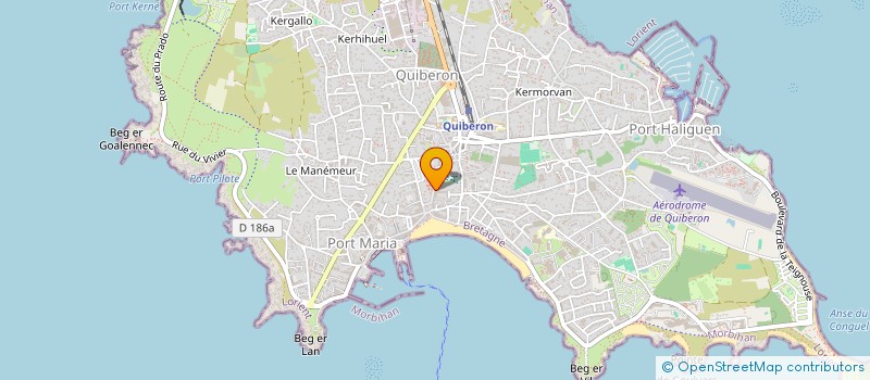 localisation de l'entreprise TY ROZELL à QUIBERON