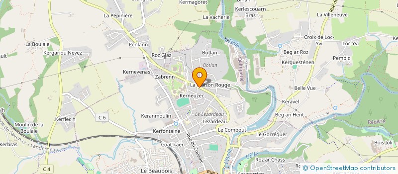 localisation de l'entreprise TY RU  HENNEBONT