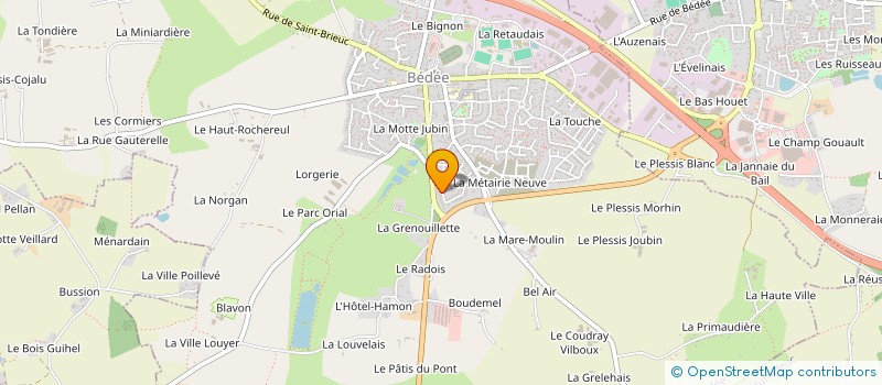 localisation de l'entreprise TY STRIA  BEDEE