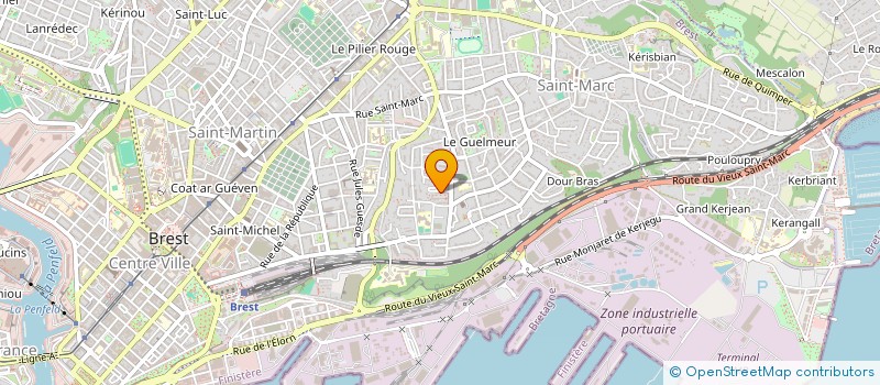 localisation de l'entreprise TY SU à BREST