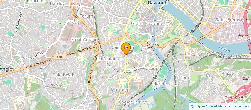 localisation de l'entreprise TY-SYL à BAYONNE