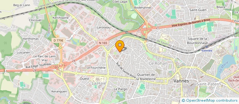 localisation de l'entreprise TY TANGO /SENE à VANNES