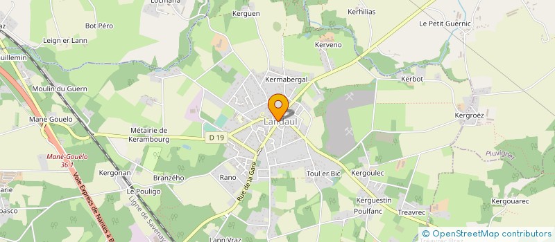 localisation de l'entreprise TY THOM  LANDAUL