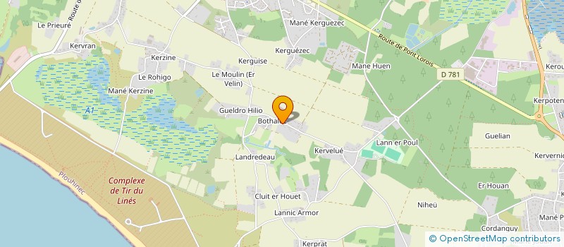 localisation de l'entreprise TY TOER  PLOUHINEC