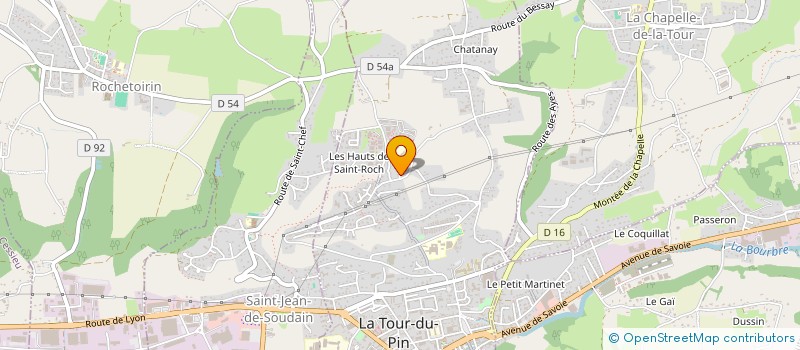 localisation de l'entreprise TY TOU'CREP  LA TOUR-DU-PIN