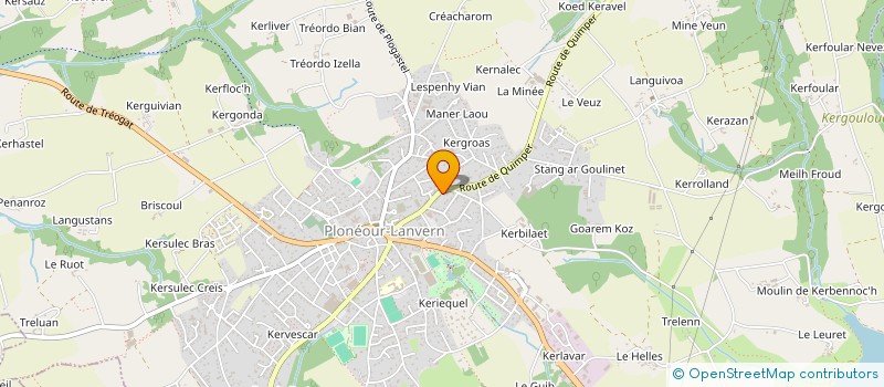 localisation de l'entreprise TY TOUL  PLONEOUR-LANVERN