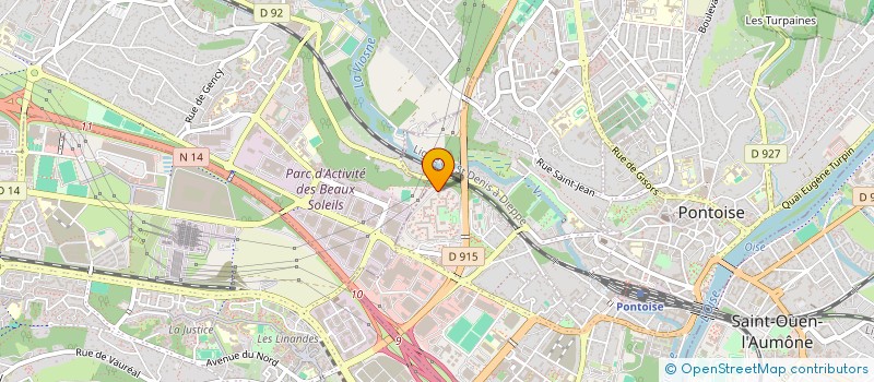 localisation de l'entreprise TY TRANSPORTS à PONTOISE