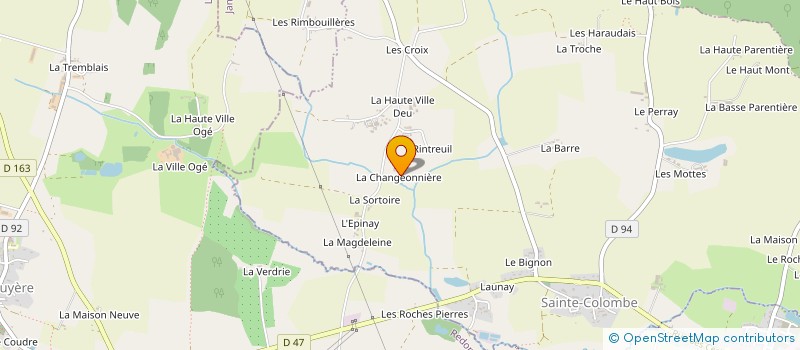 localisation de l'entreprise TY VAG  SAINTE-COLOMBE