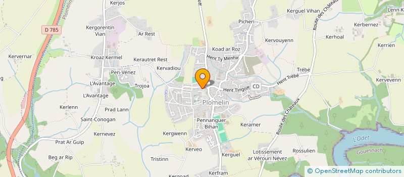 localisation de l'entreprise TY VINS COEURS  PLUGUFFAN