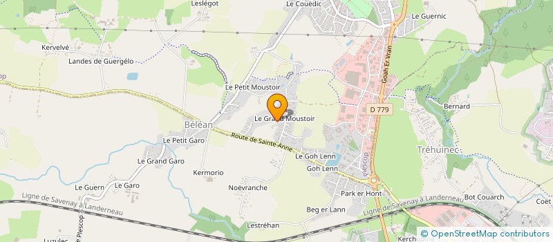 localisation de l'entreprise TY WASTE à PLESCOP
