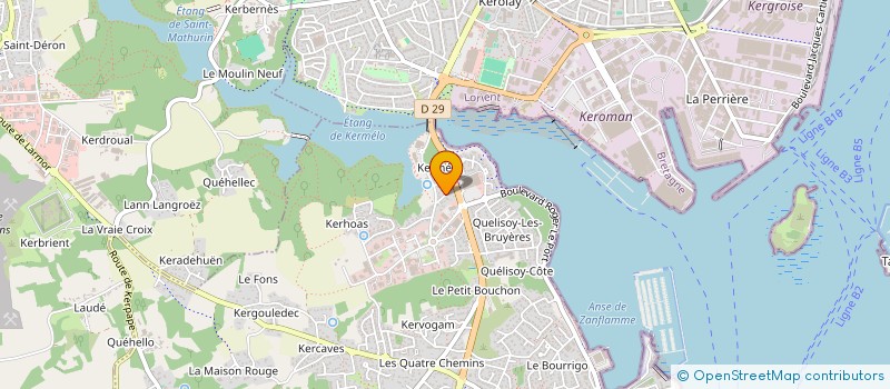 localisation de l'entreprise TY WORK  LARMOR-PLAGE