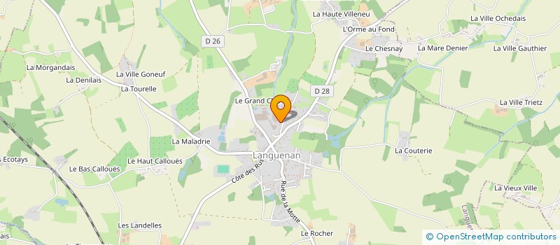 localisation de l'entreprise TY YAC'H  LANGUENAN