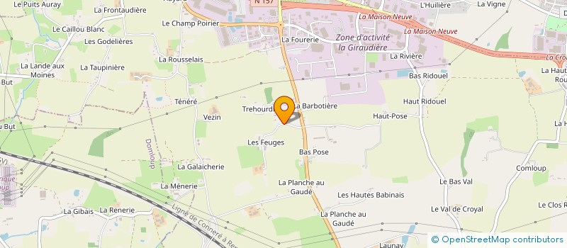localisation de l'entreprise TY-ZEF à NOYAL-SUR-VILAINE