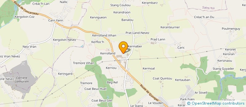 localisation de l'entreprise TY3L  LA FORET-FOUESNANT