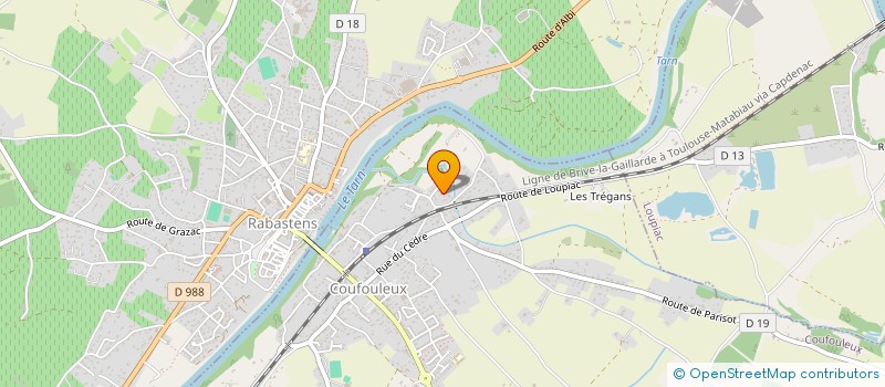 localisation de l'entreprise TYA  COUFOULEUX