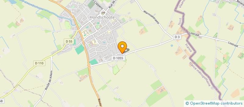 localisation de l'entreprise TYAM  HONDSCHOOTE