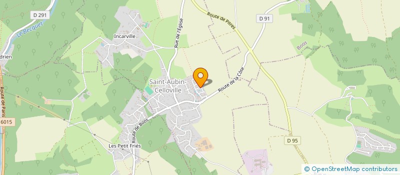 localisation de l'entreprise TYAMO PREVENTION INCENDIE à SAINT-AUBIN-CELLOVILLE