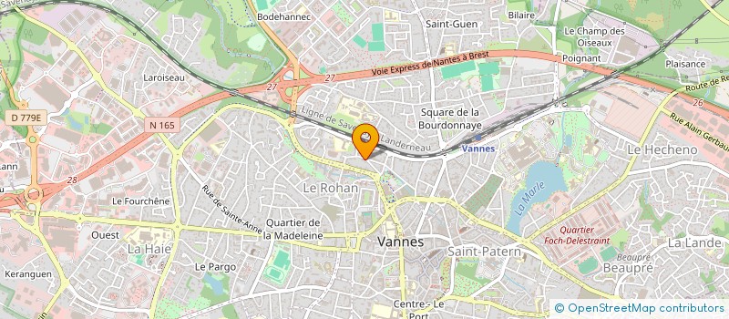 localisation de l'entreprise TYARMOR 13 à VANNES