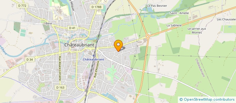 localisation de l'entreprise TYAUTERIE INDUSTRIELLE DE L'OUEST  SAINT-AUBIN-DES-CHATEAUX