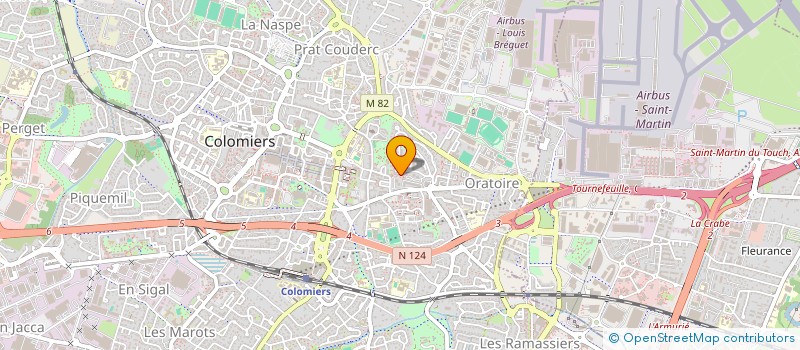 localisation de l'entreprise TYBA  COLOMIERS