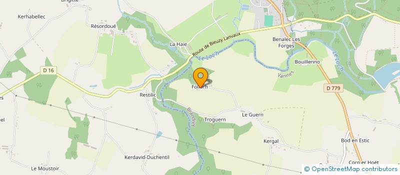 localisation de l'entreprise TYBEMA 21.3 à BRANDIVY