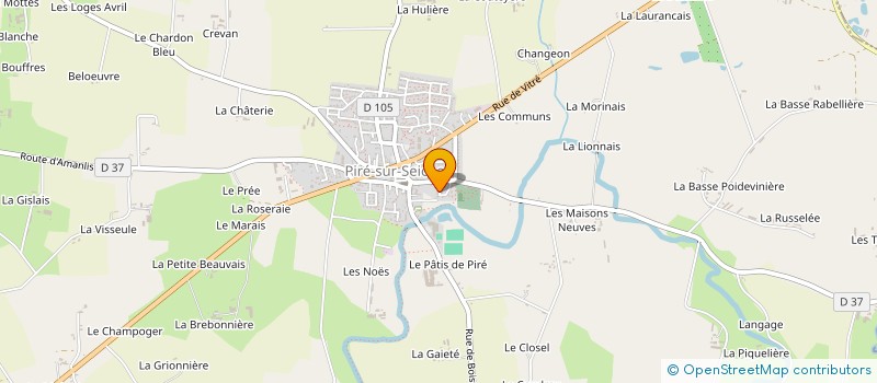 localisation de l'entreprise TYBERLI  PIRE-CHANCE