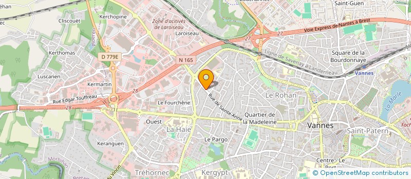 localisation de l'entreprise TYBNB CONCIERGERIE à VANNES