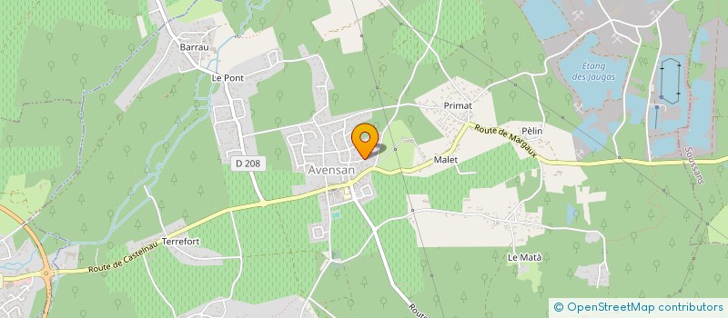 localisation de l'entreprise TYBO  AVENSAN