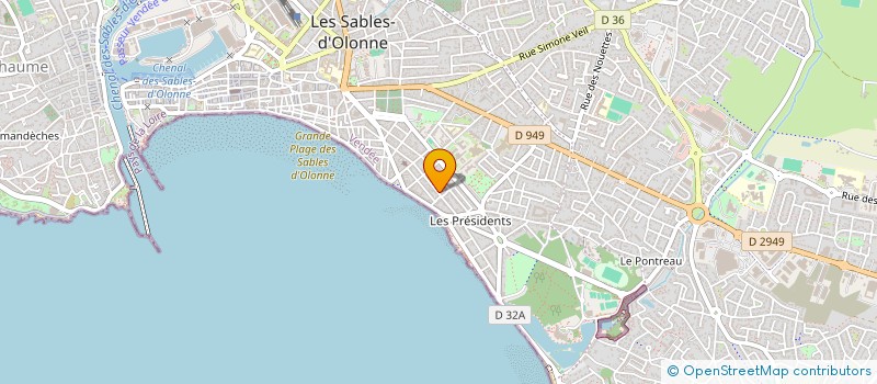localisation de l'entreprise TYC à SABLES-D'OLONNE (LES)