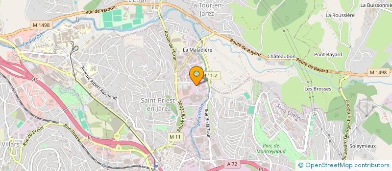 localisation de l'entreprise TYCA INVESTISSEMENTS  SAINT-PRIEST-EN-JAREZ