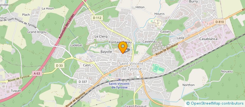 localisation de l'entreprise TYCANOT  SAINT-VINCENT-DE-TYROSSE