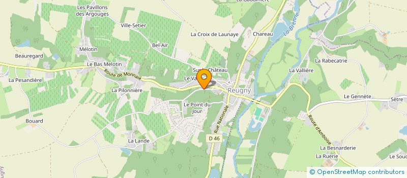localisation de l'entreprise TYCASA à REUGNY