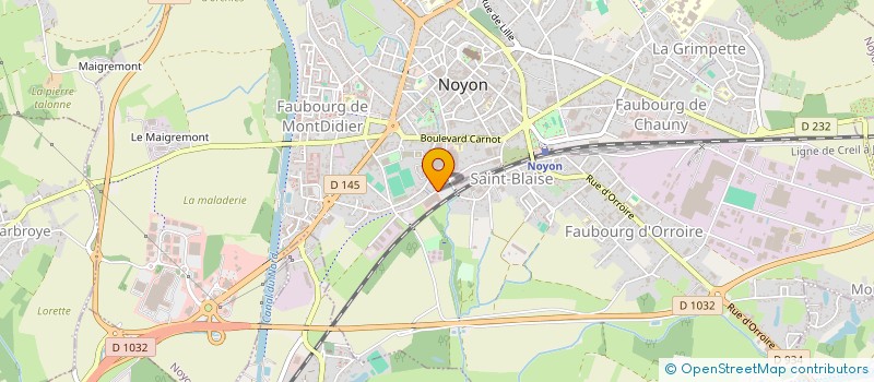 localisation de l'entreprise TYCHANCE SA à NOYON