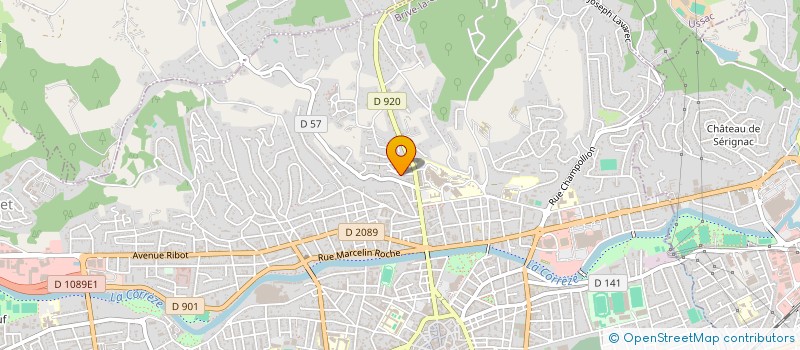 localisation de l'entreprise TYCHE  BRIVE-LA-GAILLARDE