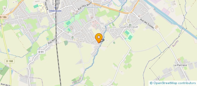 localisation de l'entreprise TYCHE à ISBERGUES