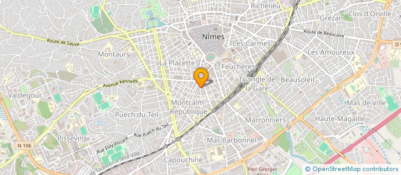 localisation de l'entreprise TYCHE  NIMES