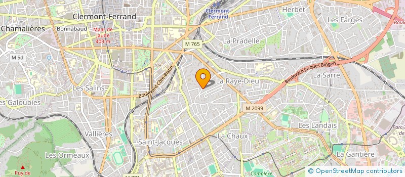 localisation de l'entreprise TYCHE  CLERMONT-FERRAND