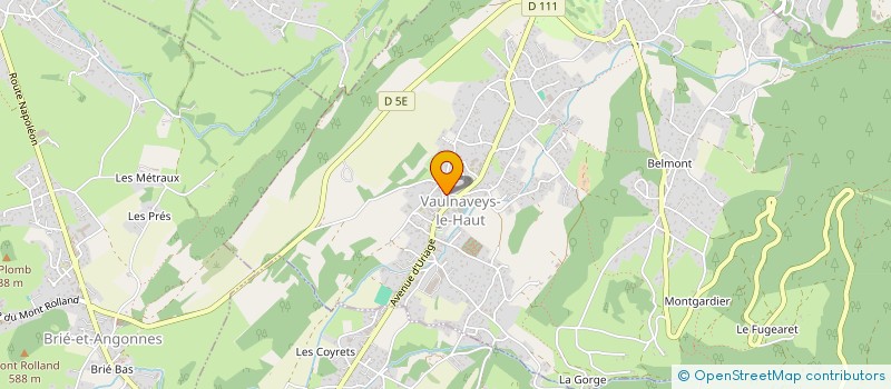 localisation de l'entreprise TYCHE  VAULNAVEYS-LE-HAUT