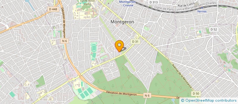 localisation de l'entreprise TYCHE HOLDING à MONTGERON