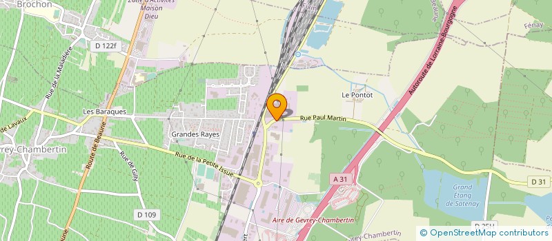 localisation de l'entreprise TYCO ELECTRONICS SIMEL à GEVREY-CHAMBERTIN