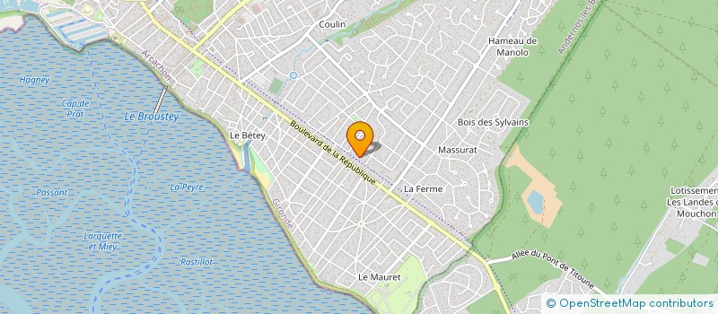 localisation de l'entreprise TYCOLO  ANDERNOS-LES-BAINS