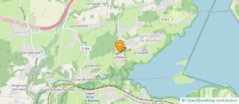 localisation de l'entreprise TYCOON-FLO  AIGUEBELETTE-LE-LAC