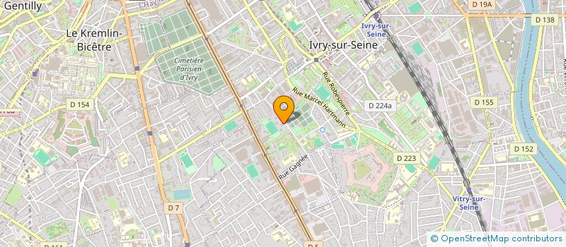 localisation de l'entreprise TYD à IVRY-SUR-SEINE