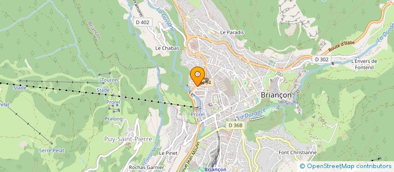 localisation de l'entreprise TYDAM à BRIANCON