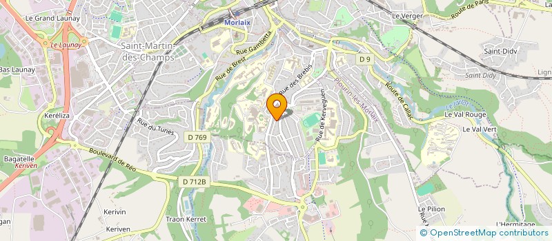 localisation de l'entreprise TYEKO à MORLAIX