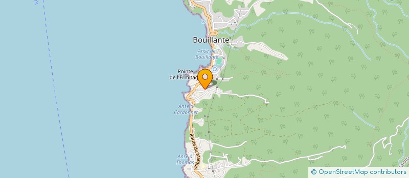 localisation de l'entreprise TYELEC à BOUILLANTE