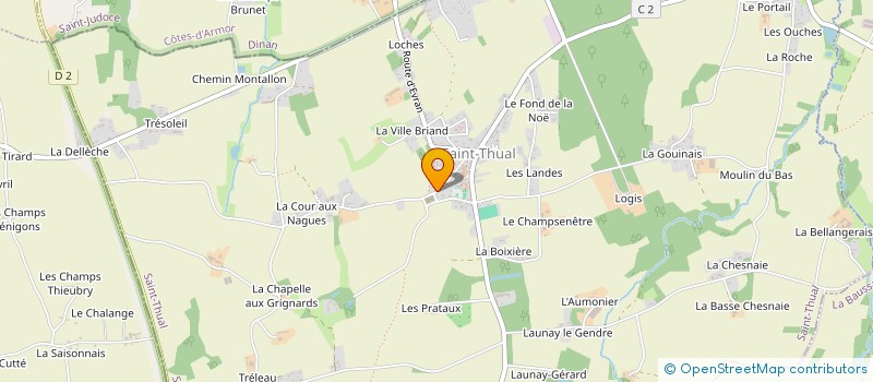 localisation de l'entreprise TYELEK  SAINT-THUAL