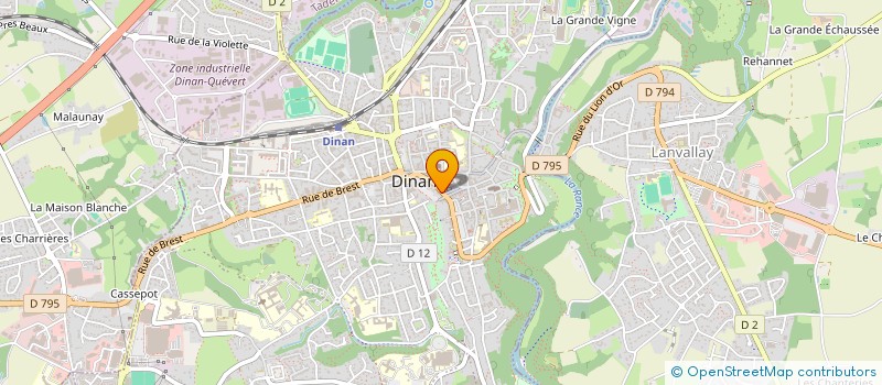 localisation de l'entreprise TYFORCO à DINAN